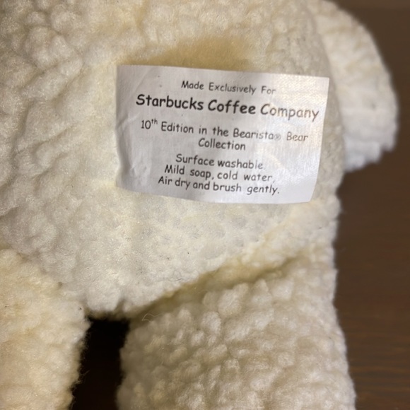 🆕 Starbucks Vintage “Bearista” Sheep Costume Plush Stuffie Teddy Bear - Picture 7 of 10